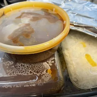 To go order packing for lunch special