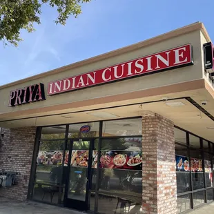 Front of the restaurant