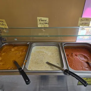 Some of the buffet dishes