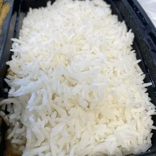 Rice comes with a lunch special