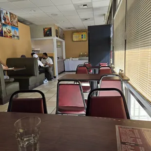 A look across the restaurant