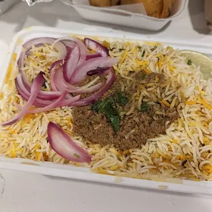 Lamb biryani