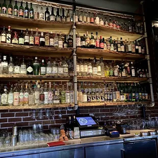 An endless amount of liquor options