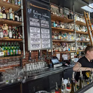 The bar