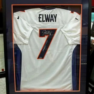 We have framed hundreds of sports jerseys and have the best price and quality in town.