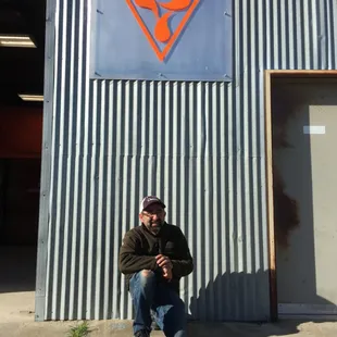 Reza at the new shop!