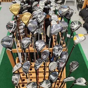Preowned hybrids and fairway woods