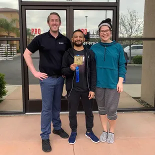 It's awesome to see @ryan_ga1van bring home a medal after putting in all his hard work! We are proud of you man!
#sportsmedicine