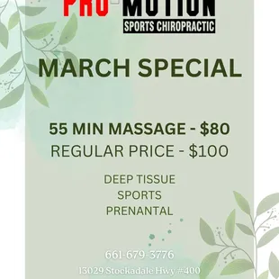 March Special