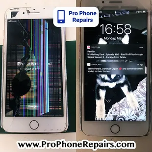iPhone 7 screen + digitizer replacement by Pro Phone Repairs of Albuquerque