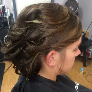 Wedding updo