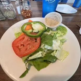 It's a salad but it wasn't all that great