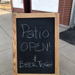 outside