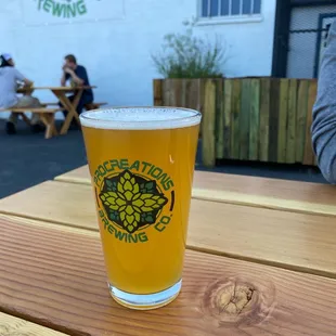Beer in patio