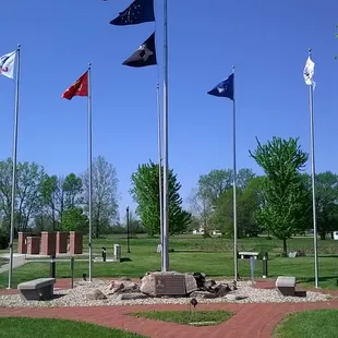 memorial flags