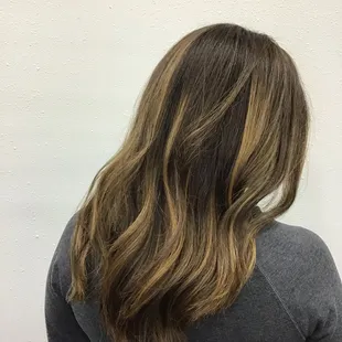 A baby balayage? Yes please just a little dimension can go a long way.