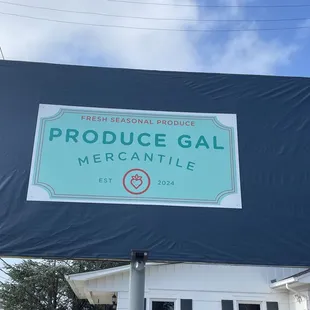 Nice big sign on street