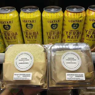 Sandwiches by Cutie Charcuterie &amp; Yerba Mate