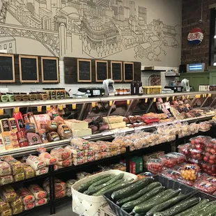 a variety of fruits and vegetables