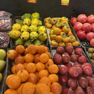 a variety of fruits and vegetables