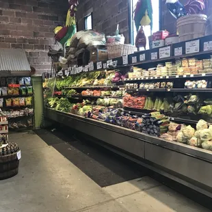 a variety of fruits and vegetables