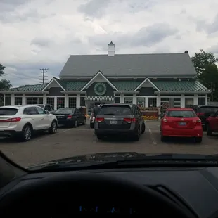 outside