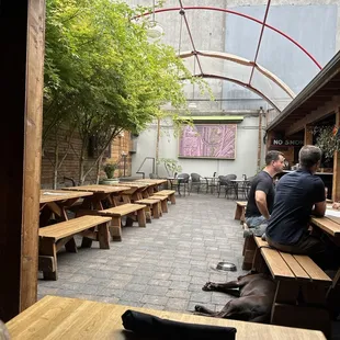 Patio at Produce Row Cafe