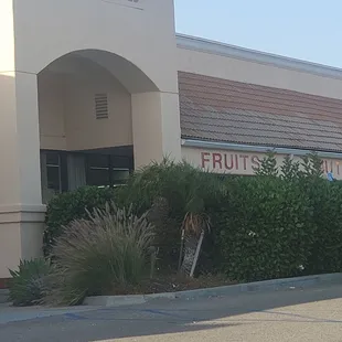 the front of the store