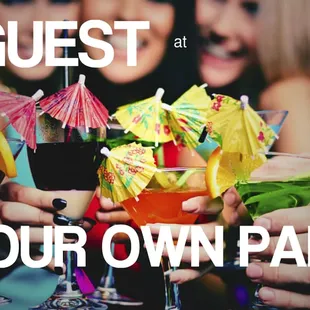 Be a guest at your own party. Professional Bartenders Unlimited, Tucson AZ