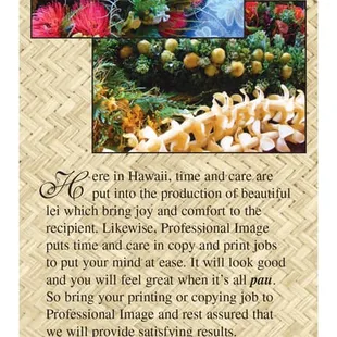 An example of some of our work