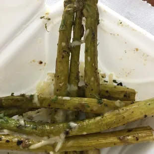 Grilled asparagus