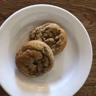 Honey cookies. Topped off a nice meal.