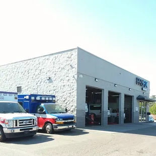 We work on all makes and models of cars and truck!   Ambulances too!