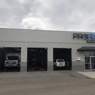 New paint and signage at PROFIX