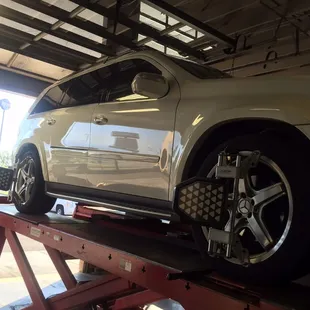 Hunter 4-wheel alignments.