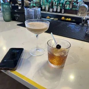Expresso Martini &amp; Progress Old Fashion
