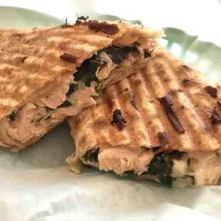 Salmon Lavash Sandwich