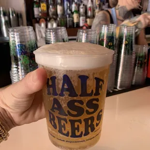 Half ass beer