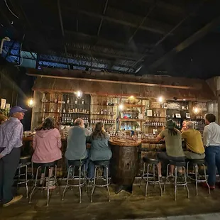 The bar during our cocktail class