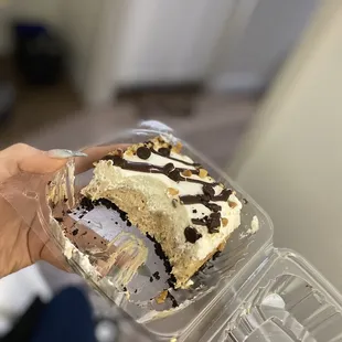 Peanut butter mousse cake