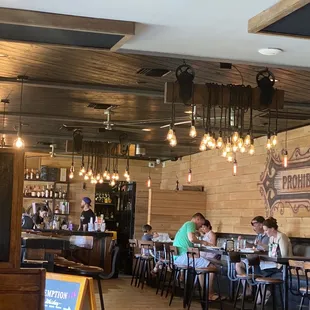 Inside of Prohibition and the bar area