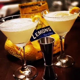 Specialty cocktail libations with a slight twist