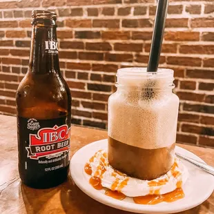 Root beer float
