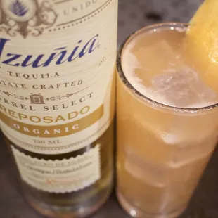 El Fruterio featuring Azunia GBOD single barrel reposado tequila