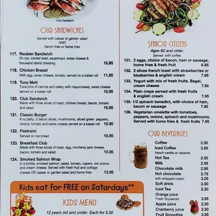 Menu January 2022