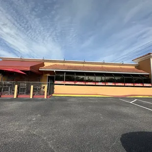 Outside