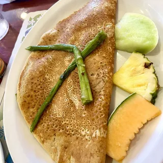 Asparagus and Swiss Cheese Omelette