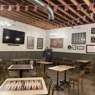 the interior of a restaurant