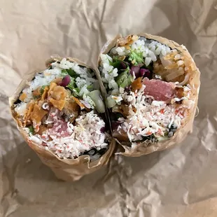 S&amp;T Sushi Burrito!