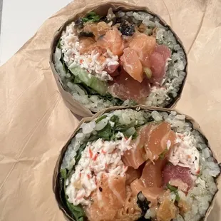 S&amp;T Burrito (Salmon &amp; Tuna)